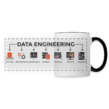 DATA ENGINEERING - Panoramatasse - Weiß/Schwarz - Vorne