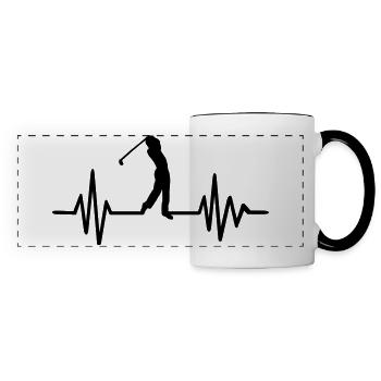 Golf - Panoramic Mug - white/black - Front