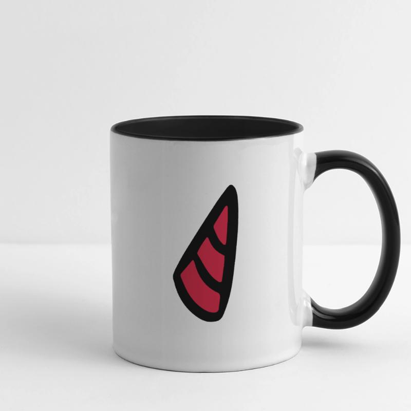 Devil's horn devil devil horn evil Panoramic Mug