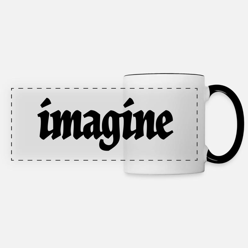 imagine - Panoramatasse - Weiß/Schwarz