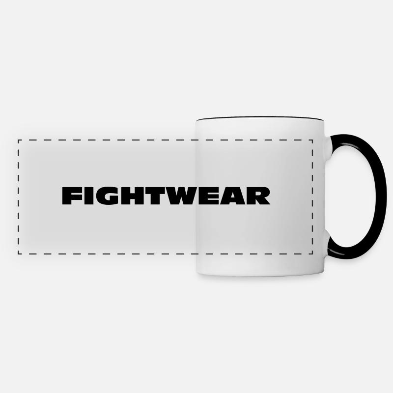 Fightware Logo - Panoramic Mug - white/black