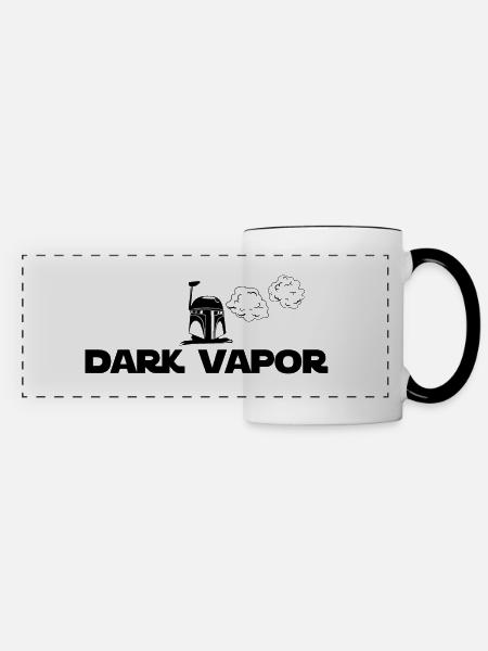 Dark Vapor Helm - Panoramatasse - Weiß/Schwarz