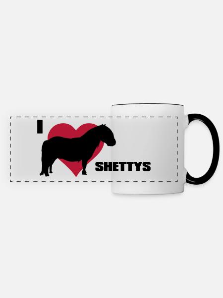 J'aime Shetty - Mug panoramique contrasté et blanc - blanc/noir