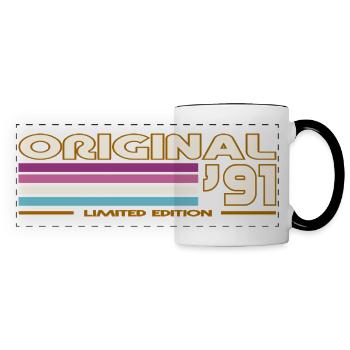 1991 - Panoramic Mug - white/black - Front