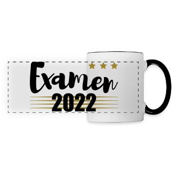 Examen 2022 gold - Panoramatasse - Weiß/Schwarz - Vorne