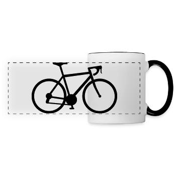 Bike - Panoramic Mug - white/black - Front