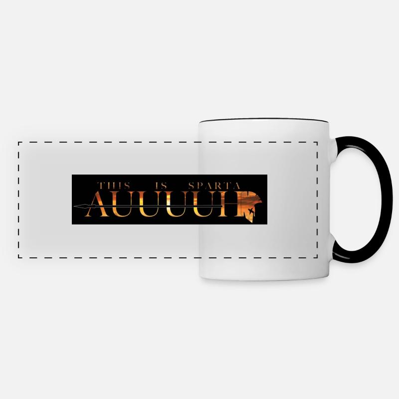 SPARTA - Panoramic Mug - white/black