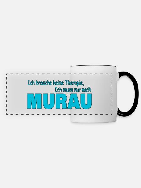 Therapie MURAU - Panoramatasse - Weiß/Schwarz