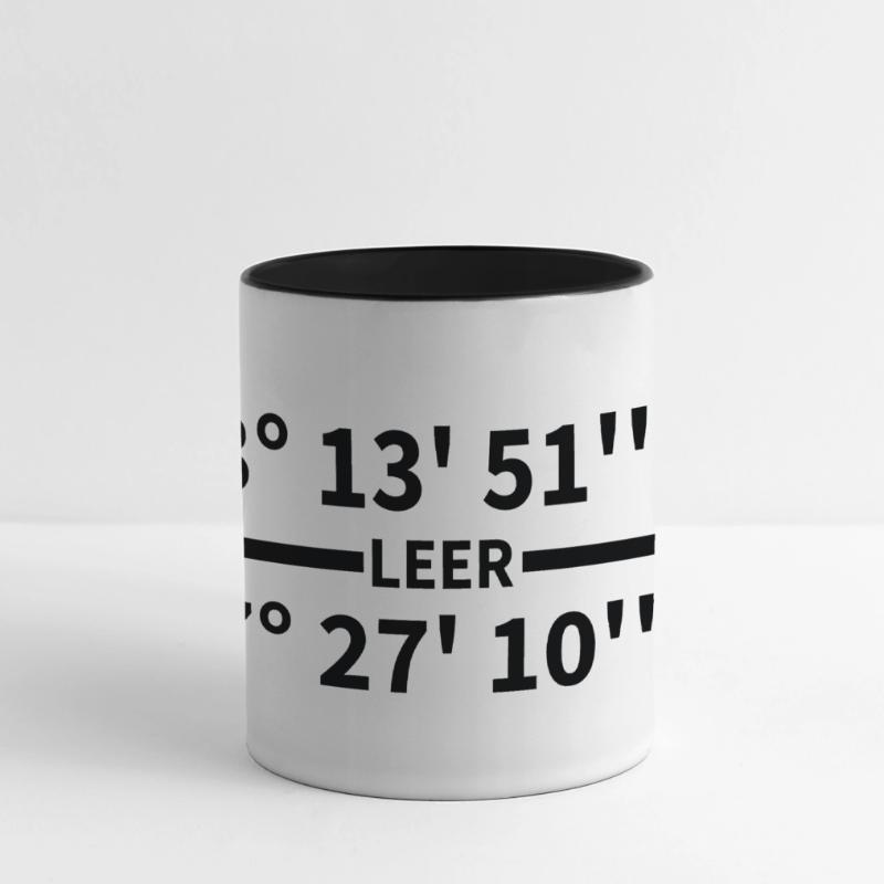Empty coordinates Panoramic Mug