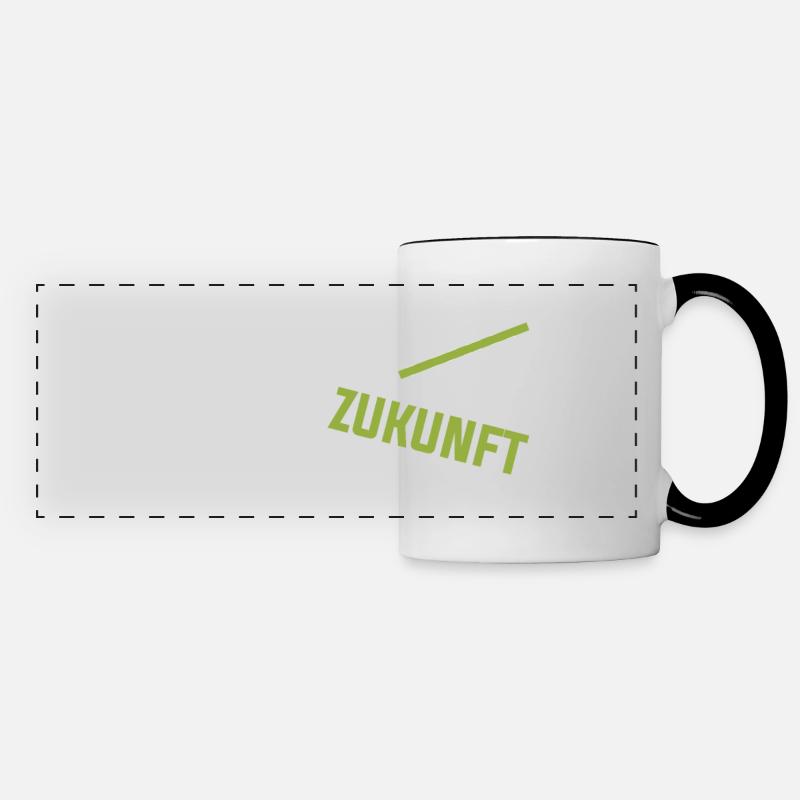 Farmer is looking for a future Farmer Farmers Demo Protest - Panoramic Mug - white/black