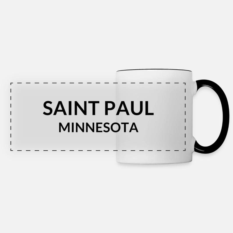 Saint Paul Minnesota USA - Panoramic Mug - white/black