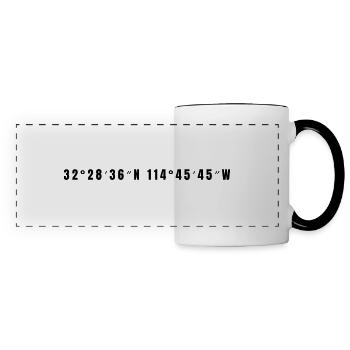 San Luis Río, Colorado, Mexique - Mug panoramique contrasté et blanc - blanc/noir - Devant