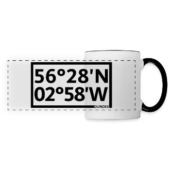 Dundee Coordinates - Panoramic Mug - white/black - Front