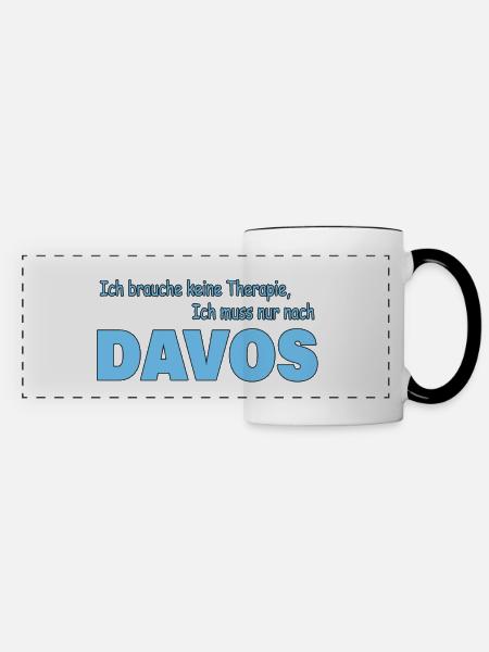 Therapie DAVOS - Panoramatasse - Weiß/Schwarz