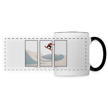 Shred the Silence - Panoramic Mug - white/black - Front