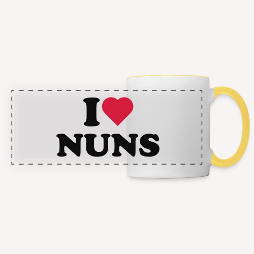 I LOVE NUNS - Panoramic Mug