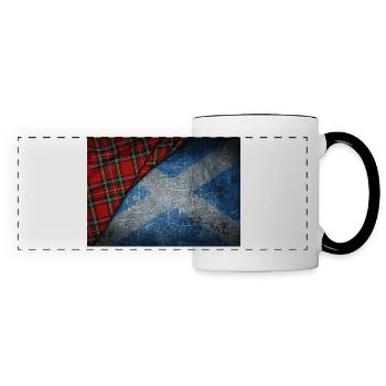 Schottland - Panoramatasse - Weiß/Schwarz - Vorne