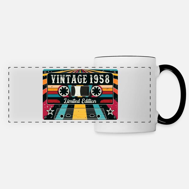 Viintage 1958 Limited Edition - Panoramic Mug - white/black