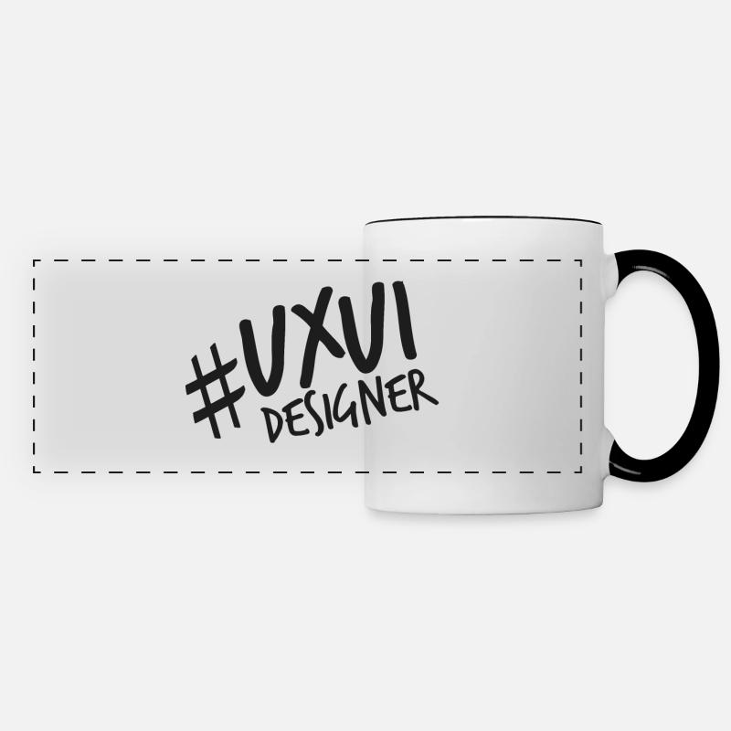 UX UI Designer | Designer. Programmierer - Panoramatasse - Weiß/Schwarz