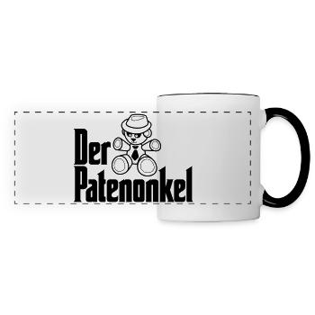 Der Patenonkel [Patenkind-Motivserie 3/3] - Panoramatasse - Weiß/Schwarz - Vorne