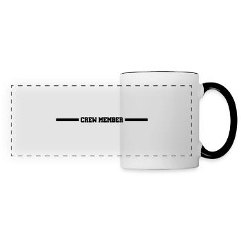 Crew Members - Panoramic Mug - white/black - Front