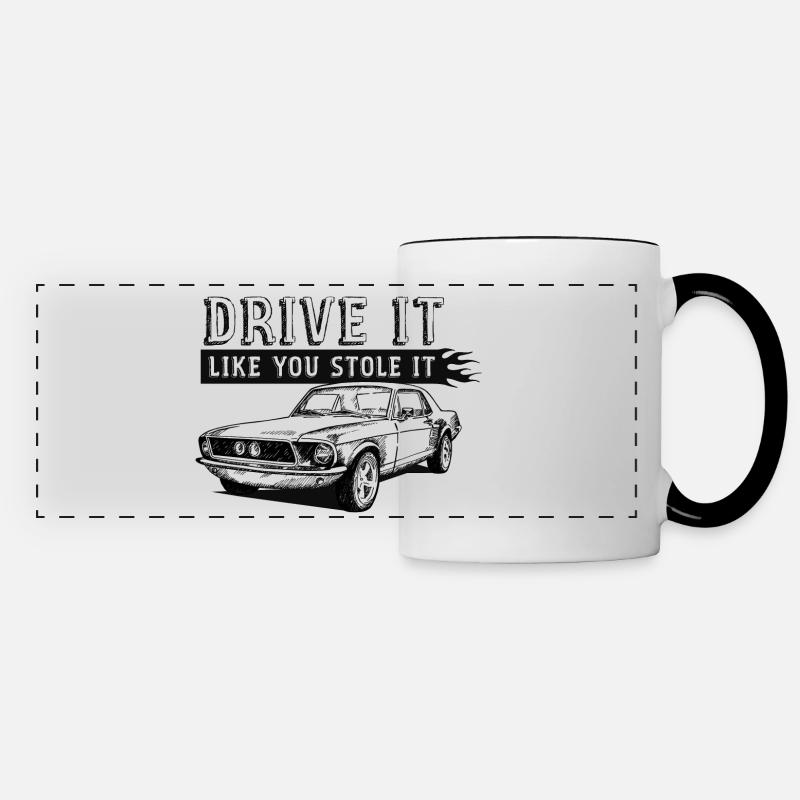 Drive It - Coupe - Panoramatasse - Weiß/Schwarz