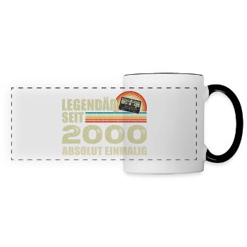 Legendary since 2000 - absolutely unique - Panoramic Mug - white/black - Front