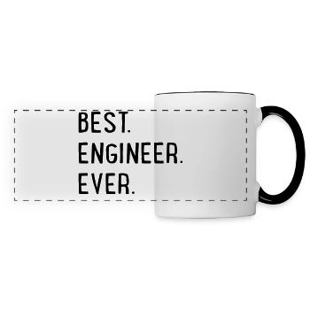 Ingénieur - Mug panoramique contrasté et blanc - blanc/noir - Devant