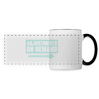 Adjustments On Demand Chiropractor Physical Therap - Panoramic Mug - white/black - Front