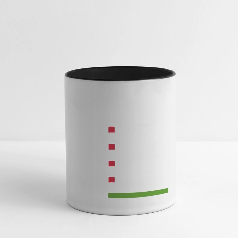 développeur humour programmeur codeur code Mug panoramique contrasté et blanc