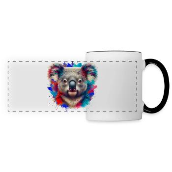 Koala - Panoramatasse - Weiß/Schwarz - Vorne
