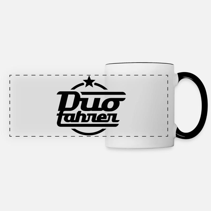 Duo Driver - Panoramic Mug - white/black