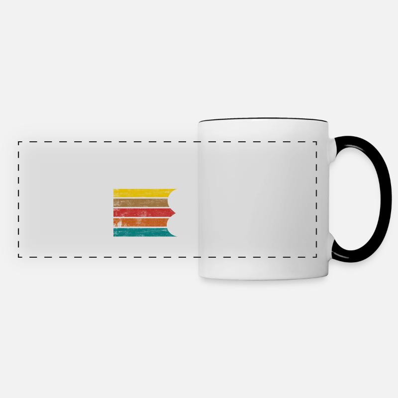 Classic 1983 Retro Design 1983 - Mug panoramique contrasté et blanc - blanc/noir