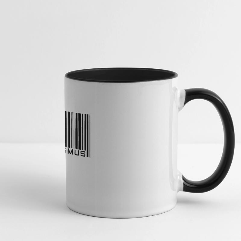 Minimalismus - Barcode - Strichcode Panoramatasse