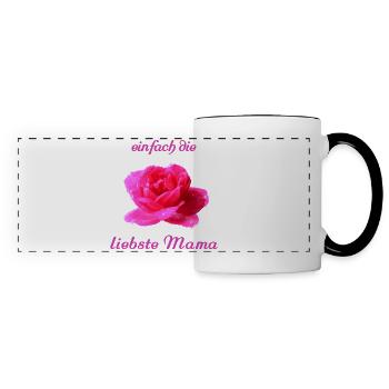 Dearest Mom Mother's Day - Panoramic Mug - white/black - Front