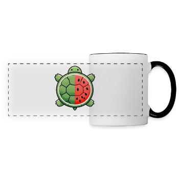 Natures Sweet Blend Watermelon Turtle - Panoramic Mug - white/black - Front