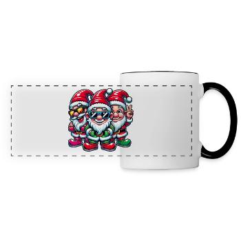 Ill Be Gnome for Christmas Design - Panoramic Mug - white/black - Front