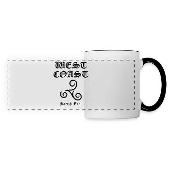 west coastBreizh - Panoramic Mug - white/black - Front