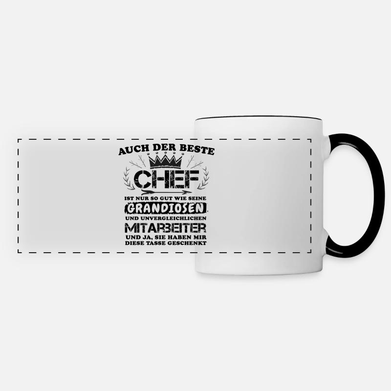 Also The Best Team Colleagues Saying Gift - Panoramic Mug - white/black