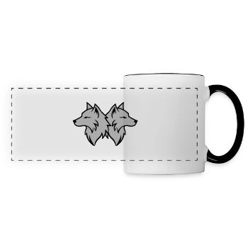 Wolf Team Pack - Panoramic Mug - white/black - Front