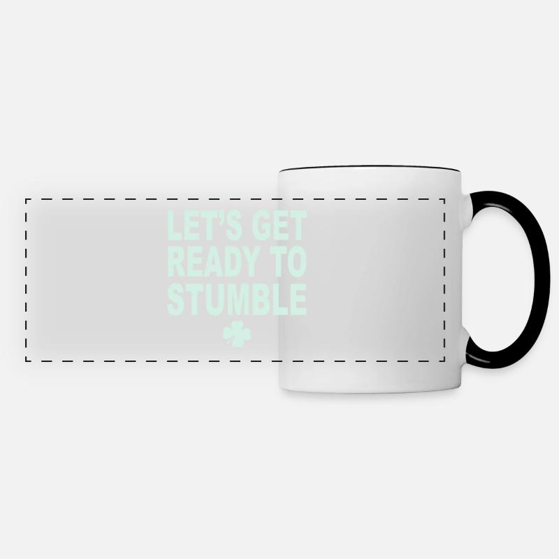 Stumble - Panoramic Mug - white/black