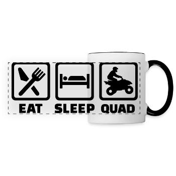 Quad - Panoramatasse - Weiß/Schwarz - Vorne