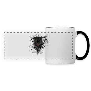 The Black Panther - Panoramic Mug - white/black - Front