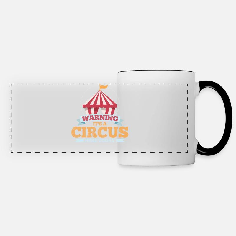 Circus - Panoramic Mug - white/black