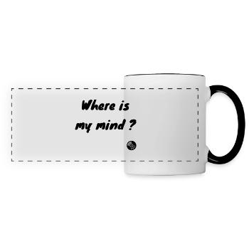 Where is my mind ? Pixies - Rock! - Panoramic Mug - white/black - Front