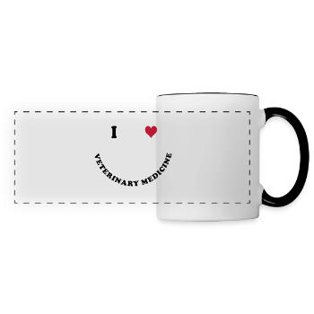 Veterinary medicine - Panoramic Mug - white/black - Front