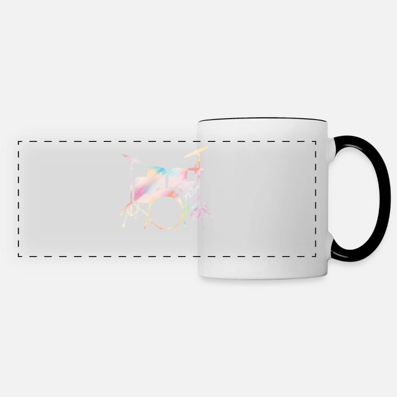 Drummers Drummers Drummers Drummers - Panoramic Mug - white/black