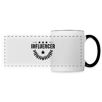 Influencer profession - Panoramic Mug - white/black - Front