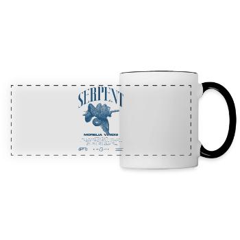 Green Tree Python Modern Reptile Keeper Streetwear - Panoramic Mug - white/black - Front