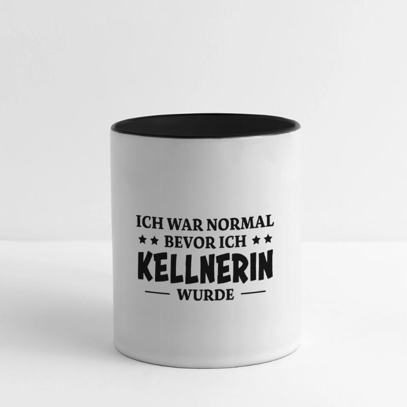 Kellnerin Spruch Kellner Beruf Kellnerin Geschenk Panoramatasse